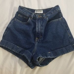 American Apparel High Waisted Shorts